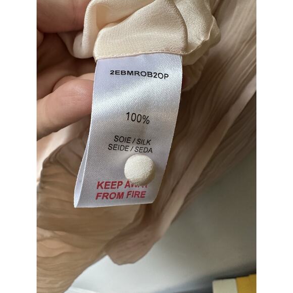 Christian Dior silk girl’s blush pink pleated Lined dress size 12 A NWT - Picture 10 of 13